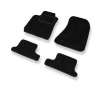 Mossa Tapis de Sol Velours adapté pour Alfa Romeo Brera (2005-2010) - Premium Tapis de Voiture - Noir 1
