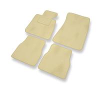 Mossa Tapis de Sol Velours adapté pour BMW 3 M3 I E30 (1985-1992) - Premium Tapis de Voiture - Beige 1
