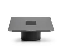 Mossion M1 Support pour ordinateur portable avec ventilateur de refroidissement, haut-parleurs Bluetooth et concentrateur USB - Gris titane | Support ergonomique rotatif à 360° en aluminium pour
