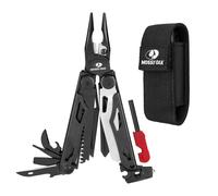 MOSSY OAK Multitool 19 en 1 Pince multifonction en acier inoxydable Outils de survie avec allume-feu Brise-vitre Whistler quipement EDC autobloquant