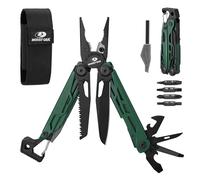 MOSSY OAK Pince Multifonction en Acier Inoxydable 27 en 1, Outil Multifonction Compact et Robuste, Multitool de Poche pour Camping, Survie, Bricolage et Activités en Plein Air