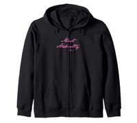Most Ardently - Darcy in Jane Austen Impression Manuscrite Rose Sweat à Capuche