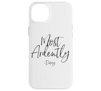 Most Ardently - Darcy Script Pride and Prejudice - Imprimé Noir Coque pour iPhone 14 Plus