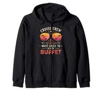 Most Likely at the Buffet Funny Cruise Crew Design Sweat à Capuche