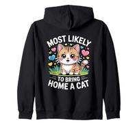 Most Likely to Bring Home A Cat Sweat à Capuche