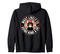 Most Likely to Bring Home A Cat Sweat à Capuche