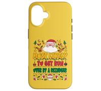 Most Likely to Get Run Over by A Reindeer Outfit Funny Xmas Coque pour iPhone 16