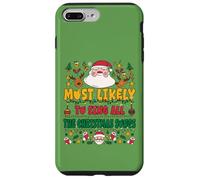 Most Likely to Sing All The Christmas Songs Funny Xmas Coque pour iPhone 7 Plus/8 Plus