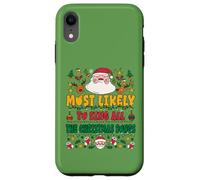 Most Likely to Sing All The Christmas Songs Funny Xmas Coque pour iPhone XR