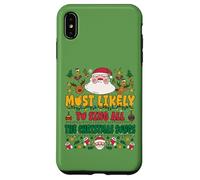 Most Likely to Sing All The Christmas Songs Funny Xmas Coque pour iPhone XS Max