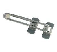 MOST Nickel mat- Entrebâilleur de Porte à Recouvrement - SOCONA Ref. M4