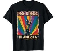 Most Popular! Funny No Kings in America Retro Design Best Gift Tee T-Shirt S-3XL
