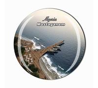 Mostaganem Algérie Aimant de réfrigérateur souvenir de voyage Cadeau de cuisine Décoration de maison Sticker magnétique Cristal Réfrigérateur Magnet Collection