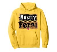 Mostly Feral Humor Tee for the Slightly Wild Womens Girls Sweat à Capuche
