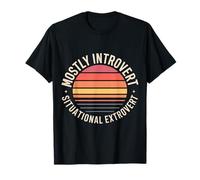 Mostly Introvert Situational Extrovert Timide Social |- T-Shirt