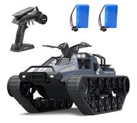 Mostop Télécommande Crawler Réservoir Haute Vitesse tout-terrain 4WD RC Voiture 2,4 Ghz RC Army Truck 1/12 Drift Tank RC Tank pour enfants adultes