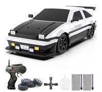 Mostop Voiture télécommandée 1:16 RC Drift avec pulvérisation, 2 piles, lumières LED, 18 km/h, haute vitesse, voiture télécommandée pour drift et course, modèle de voitures de course de sport