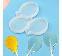mostsom Lot de 2 moules en silicone époxy en forme de ballon pour gâteau au chocolat - Outils de décoration de gâteaux de cuisine fondant - Ustensiles de cuisson (F_ ballon)