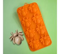 mostsom Moule à chocolat en silicone en forme d'araignée pour chocolat, cupcakes, bonbons, cookies, savon, gomme, gelée (I_22,6 x 10,3 x 1,5 cm)