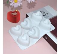 mostsom Moule à chocolat en silicone réutilisable pour fondant, dessert, truffe pour décoration de gâteaux, mariage, fête de vacances (E _ Cœur d'amour)