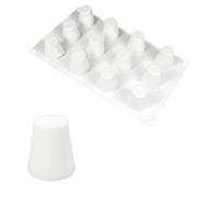 mostsom Moule à gâteau en forme de tasse cylindrique pour faire des muffins au chocolat, des muffins, des glaçons, des verres à shot - Outil de cuisson de cuisine (petite tasse)
