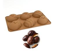 Mostsom - Moule en silicone pour œufs de Pâques - Moules anti-adhérents pour chocolat, gâteau, gelée, mousse, truffes et glaçons pour la fabrication de bonbons - Démoulage facile, durable (G_ Œuf de