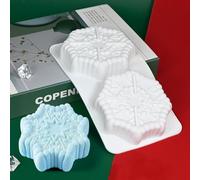 mostsom Moules en silicone pour la cuisson de bonbons, chocolats, biscuits, Oreo, mini savon, pudding, gelée, muffins, friandises pour chien, idéal pour cupcakes, glaçons et gelée (E _ Snowflower)