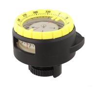 MoSundi ABS Lumineux Plongée pour Plongée sous-marine Guide de direction sous-marine avec clip et boucle de suspension, phosphorescent visible jusqu'à 50 m de profondeur, jaune (bleu)