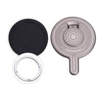 MoSundi Adaptateur de cardan en métal pour Insta360 Flow 2 Pro - Libération rapide pour montage avec anneau magnétique - 78 x 57 x 4,2 mm - Pour smartphones