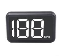 MoSundi Affichage tête haute GPS HUD numérique MPH KM/H Grande police pour camion Auto Bus (MPH)