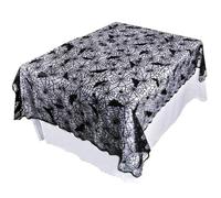 MoSundi Ajoutez une touche effrayante avec le chemin de table en dentelle en toile d'araignée violette pour Halloween friandises d'Halloween nappe de fête d'Halloween