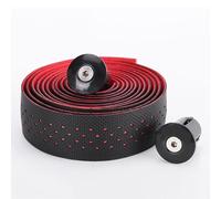 MoSundi Bande de guidon de vélo en silicone EVA antidérapant absorbant les chocs prise en main confortable 2100 mm de longueur pour vélo Rouge