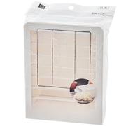 MoSundi Bloc coupeur de tofu en plastique pour moule, coupe grille de style japonais pour gelée de haricots, 11,7 x 15,2 x 6,7 cm, blanc, amovible et facile à nettoyer