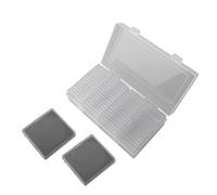 MoSundi Boîte de rangement pour pièces de monnaie avec doublure en mousse réglable pour pièces de monnaie de 20 à 40 mm - Étui de rangement transparent en PC avec 60 capsules et entretoises, tampon