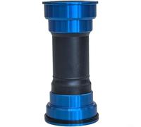 MoSundi Boîtier de pédalier creux léger pour BB92 86-92 mm, compatible avec essieu de 24 mm, roulement scellé, pièce de vélo en alliage d'aluminium avec joint (bleu)