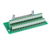 MoSundi Bornier en cuivre IDC40P-for B avec support, commande de moteur PLC à montage sur rail DIN, 36 V, pour série 10P-64P, vert, 121 x 51 cm