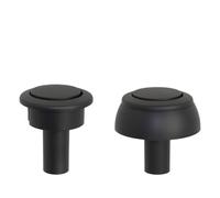 MoSundi Bouton poussoir chromé pour chasse d'eau Siamp Storm 33A - Pour double mécanisme de chasse d'eau - Pour ouverture de réservoir de 38 à 44 mm - Construction ABS