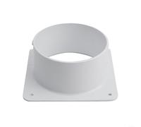 MoSundi Bride de connecteur de conduit, connecteurs de tuyau de ventilation en plastique pour conduit en aluminium, tuyau flexible en PVC (100 mm)