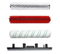 MoSundi Brosse à rouleau et bande racleuse - Accessoires d'aspirateur pour Karcher BR 30/4C - Pièces de rechange - Large accessoire de nettoyage (D)