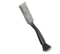 MoSundi Brosse de nettoyage intérieure de voiture pour grille d'aération et tableau de bord, design à double extrémité avec poils en nylon doux, outil de dépoussiérage et de saleté pour commandes de