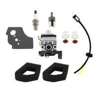 MoSundi Carburateur de rechange, pour Honda GX25 GX25N GX35, pour numéros de pièces 16100-Z0Z-815 et 16100-Z0H-825, assemblage métallique pré-réglé, pour outils électriques d'extérieur