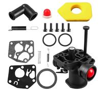 MoSundi Carburateur pour 93902 10C902 9J902 9S502 9T702 795475 790206 pour modèles 499809 498809A 494406 795477 794147 699660 Wolf 205 6417, comprend un filtre à air et une pompe à carburant pour