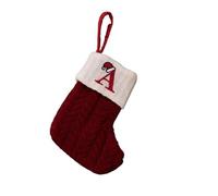 MoSundi Chaussettes de Noël tricotées en forme de flocon de neige - Décoration de Noël pour la maison 2023 - Cadeau Navidad Natal 2024