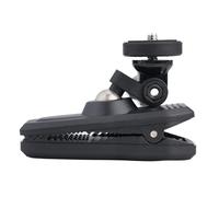MoSundi Clip de serrage rotatif à 360° pour sac à dos pour Insta360 GO/X2/X3/R Series, pour support de caméra magnétique avec adaptateur de vis 1/4", design compact ABS