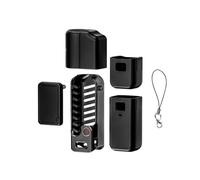 MoSundi Coque de protection en silicone pour DJI Pocket 3, résistante aux chocs en TPU et mélange de silicone avec trous de dissipation de la chaleur, légère et durable, noir