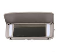 MoSundi Coque de rétroviseur pare-soleil pour XC60 2009-2012, XC90 2004-2012, V70 2008-2014, S80, XC70, couvercle de miroir de maquillage PC ABS (gris)