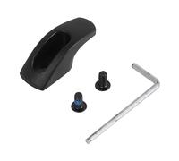 MoSundi Crochet avant pour trottinette électrique Ninebot E2 Pro, capacité de charge de 30 kg, support de montage en nylon avec outil pour rangement de casque et sac, noir