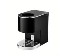 MoSundi Distributeur automatique de dentifrice intelligent, batterie longue durée de 1200 mAh, presse-agrumes électrique étanche IPX4 avec capteur, fixation murale, ABS et silicone, blanc (noir)