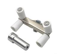MoSundi Double rouleau d'angle en acier inoxydable avec rouleaux en nylon pour joints de ruban adhésif et coins muraux 16 cm