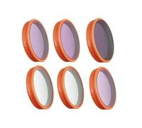 MoSundi Ensemble de filtres optiques pour DJI Action 6, UV CPL ND8 Npour D16 ND32 ND64 pour Macro Star Night Noir pour Mist 1/4 65 mm Kit d'objectif pour appareil photo DJI Action 6